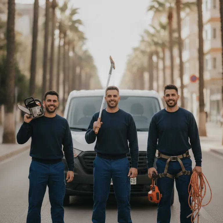 Abbattimento Alberi team a Genoa